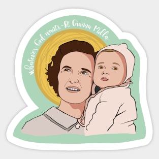 St. Gianna Molla Sticker